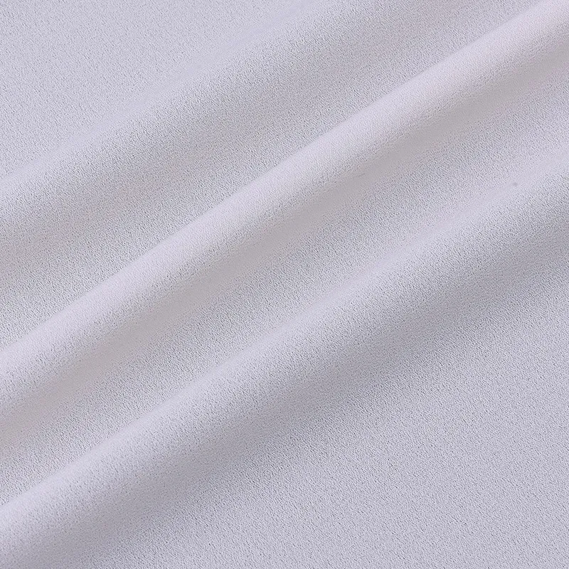 75D×75D GRS Recycled Moss Crepe Fabric for Dress