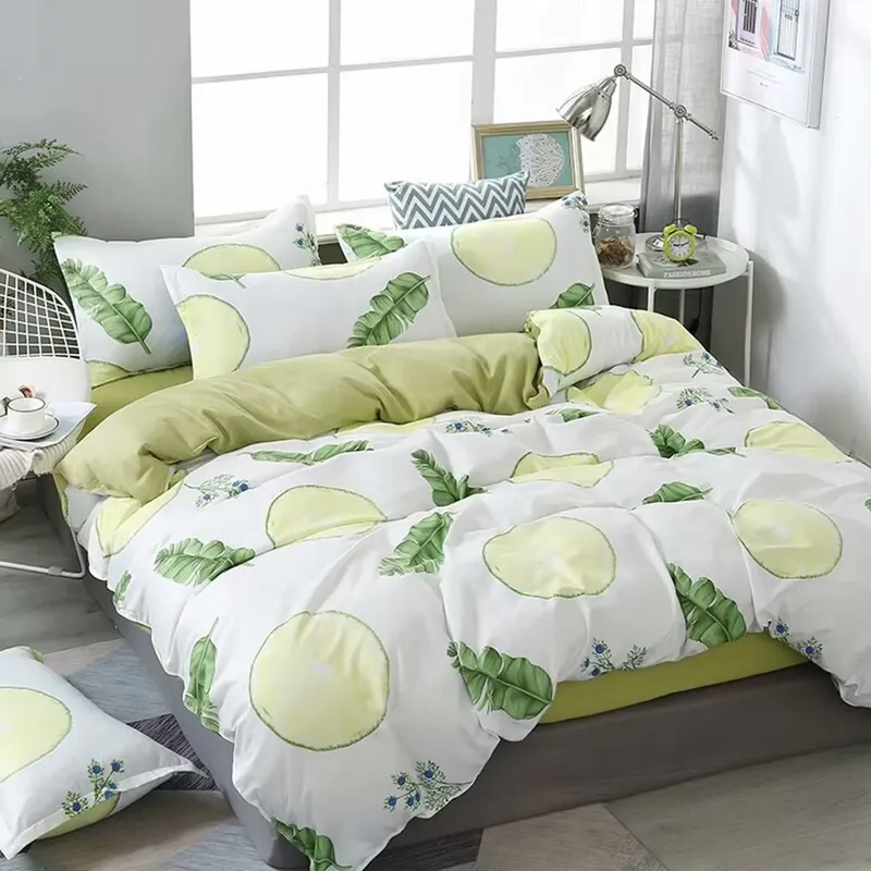 Polyester fiber Print Four-Piece Bedding Set