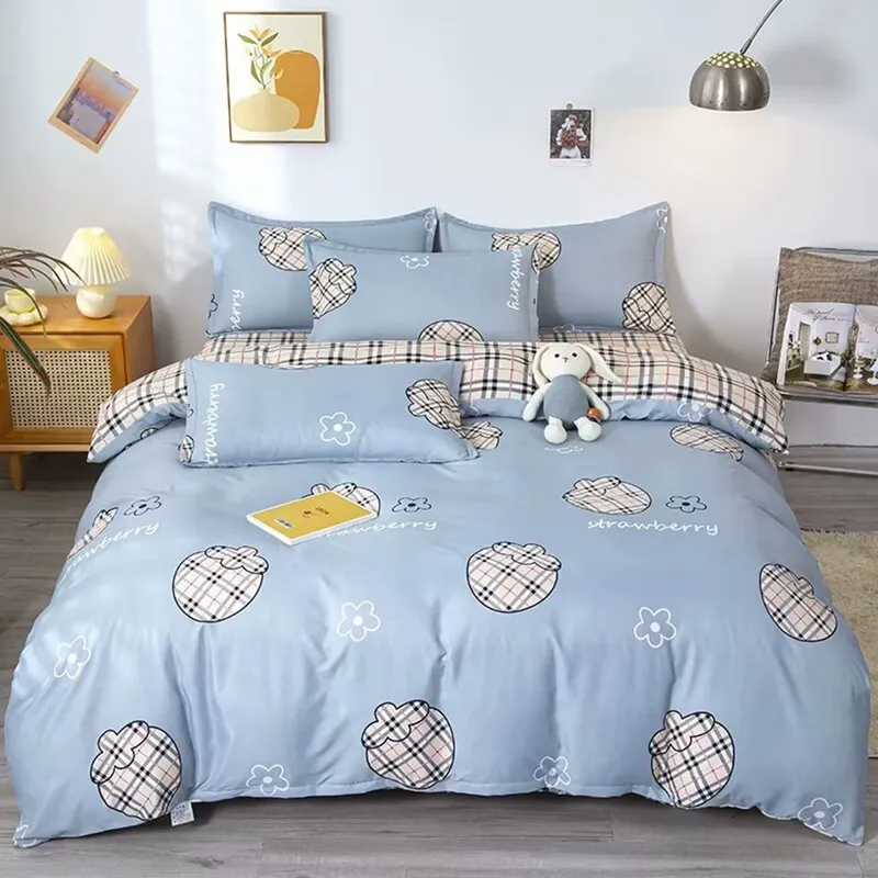 Polyester fiber Print Four-Piece Bedding Set