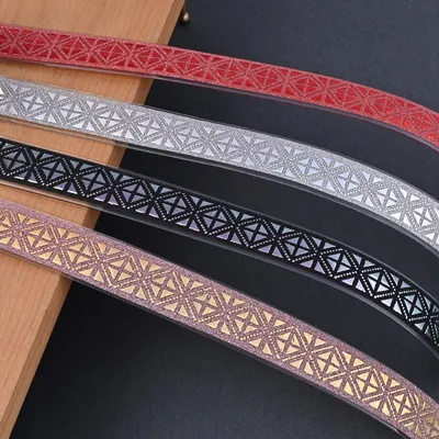 25mm PVC Glitter Hotfix Rhinestone Strip