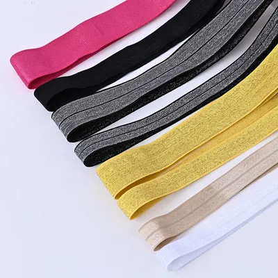 Glitter Fold Over Elastic Band