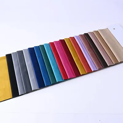 320gsm Holland Velvet Sofa Fabric with Knit Backing