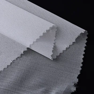 PA Polyester Plain Woven Fusible Interlining Fabric