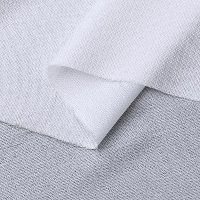 75D PES Polyester Twill Woven Interlining Fabric