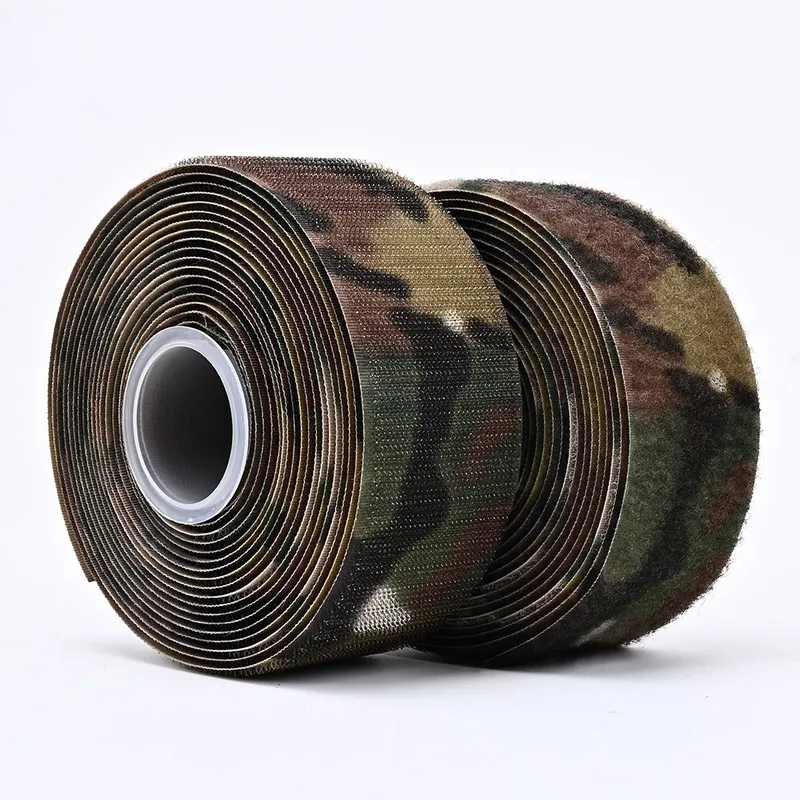 50mm 100% Nylon Camouflage Printed Hook and Loop Fastener Tape