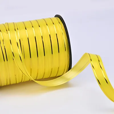 14mm Foil Stamped Balloon String Ribbon