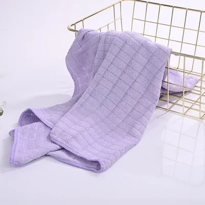 40x65cm Checkered Microfiber Towel