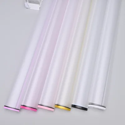 Plastic Flower Wrapping Paper