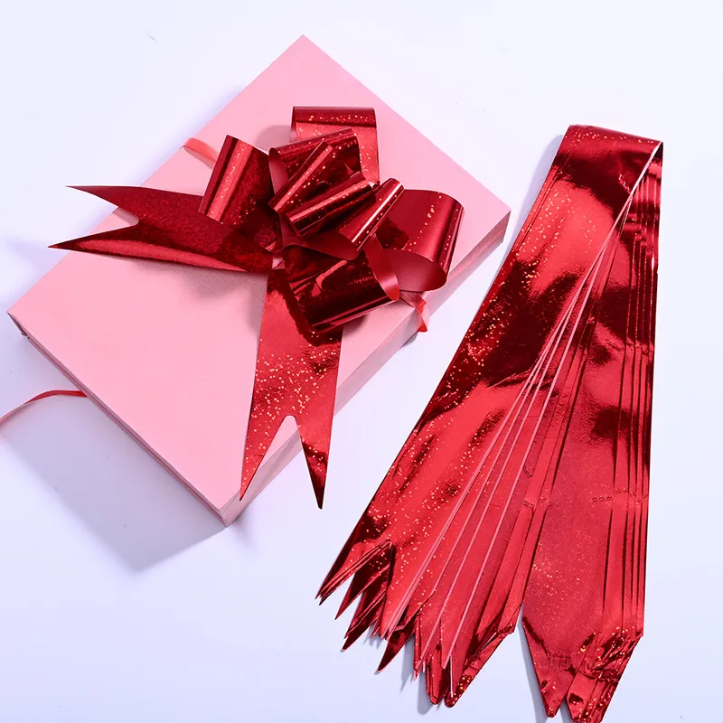 Dotted Holographic Pull Ribbon