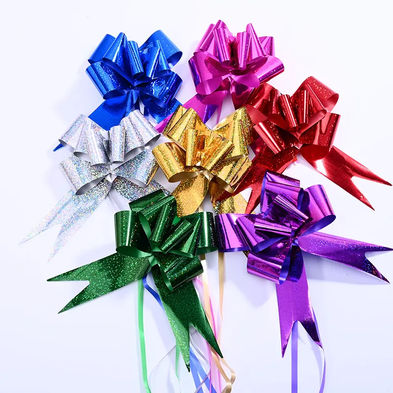 Dotted Holographic Pull Ribbon