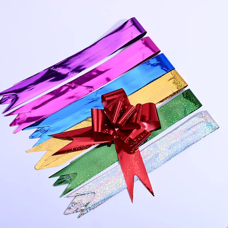 Dotted Holographic Pull Ribbon