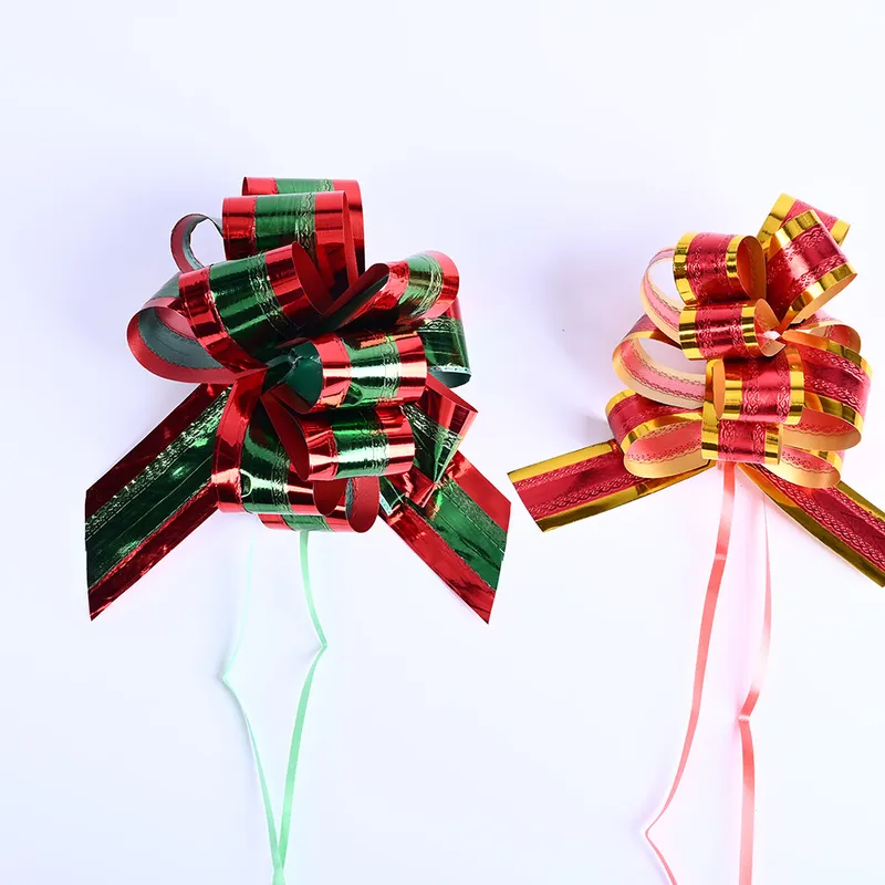 Embossed Metallic Pull Ribbon