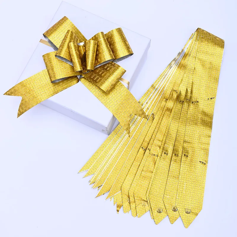 Embossed Metallic Pull Ribbon