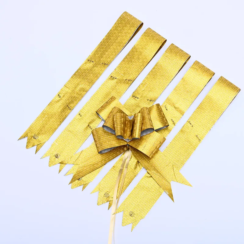 Embossed Metallic Pull Ribbon