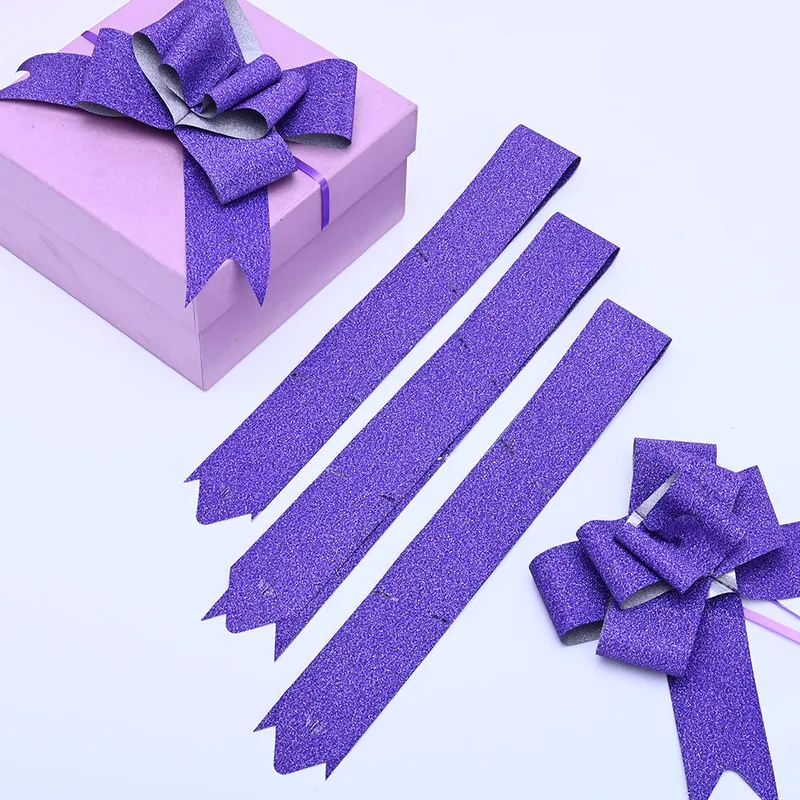 Glossy Glitter Pull Ribbon