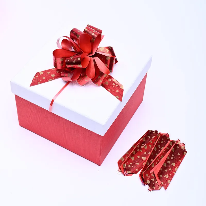 Iridescent Metallic Paper Pull Ribbon