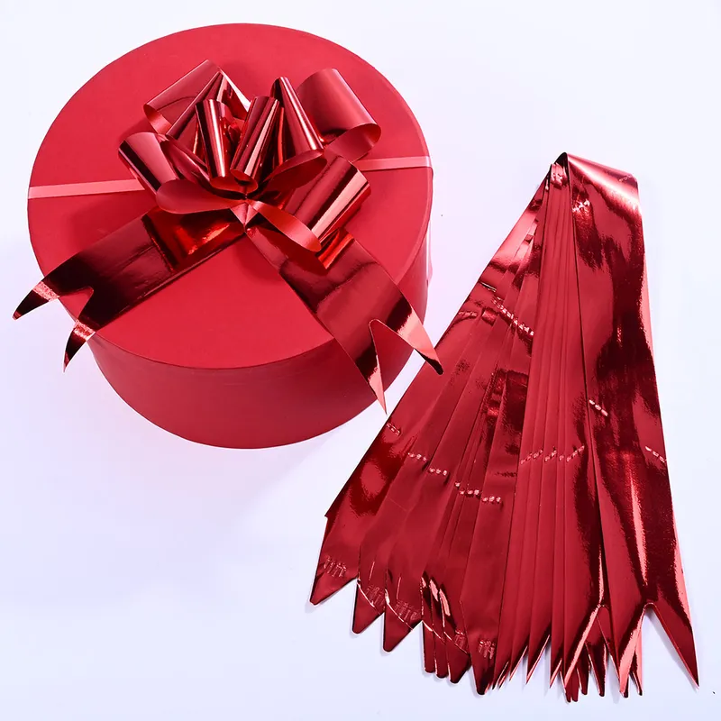 Metallic PP Paper Pull Bow Ribbon