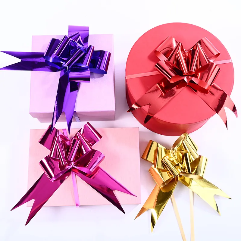 Metallic PP Paper Pull Bow Ribbon