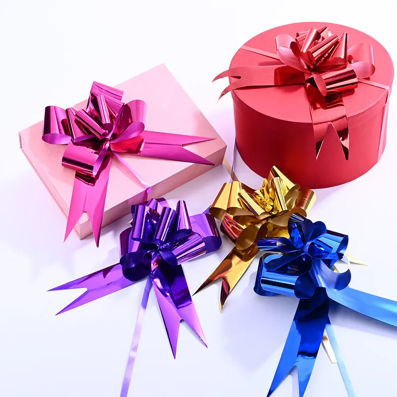 Metallic PP Paper Pull Bow Ribbon