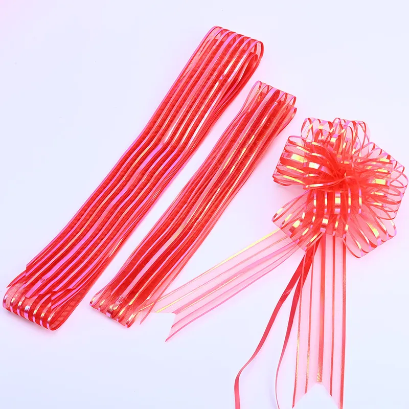 Organza Rainbow Extended Pull Ribbon