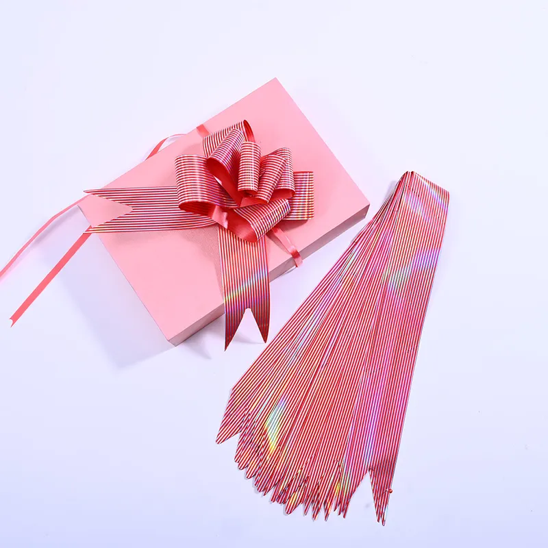Striped Holographic Pull Ribbon