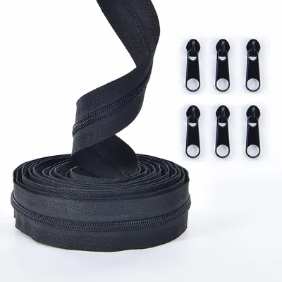 #5 Continuous Nylon Long Chain Zipper
