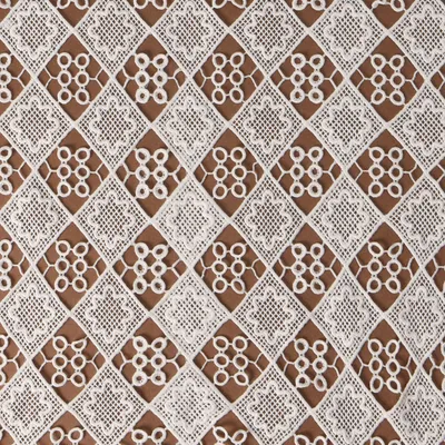 Embroidered Chemical Guipure Gown Lace Fabric