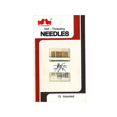 Self-Threading Sewing Needle