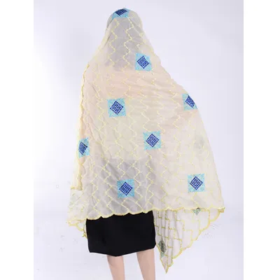 Embroidered Lace Scarf Custom Color and Design