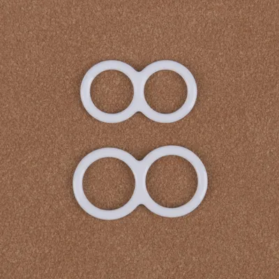 Nylon-Coated Metal Bra Strap Slides and Rings