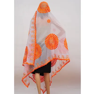 Customizable Embroidered Lace Scarf