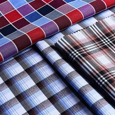 100% Polyester Yarn Dyed Check Fabric