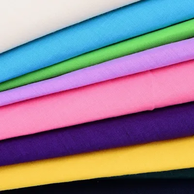 Plain Dyed Polyester Cotton Poplin Fabric