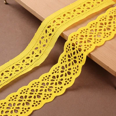 100% Cotton Scalloped Lace Trim 2.2cm