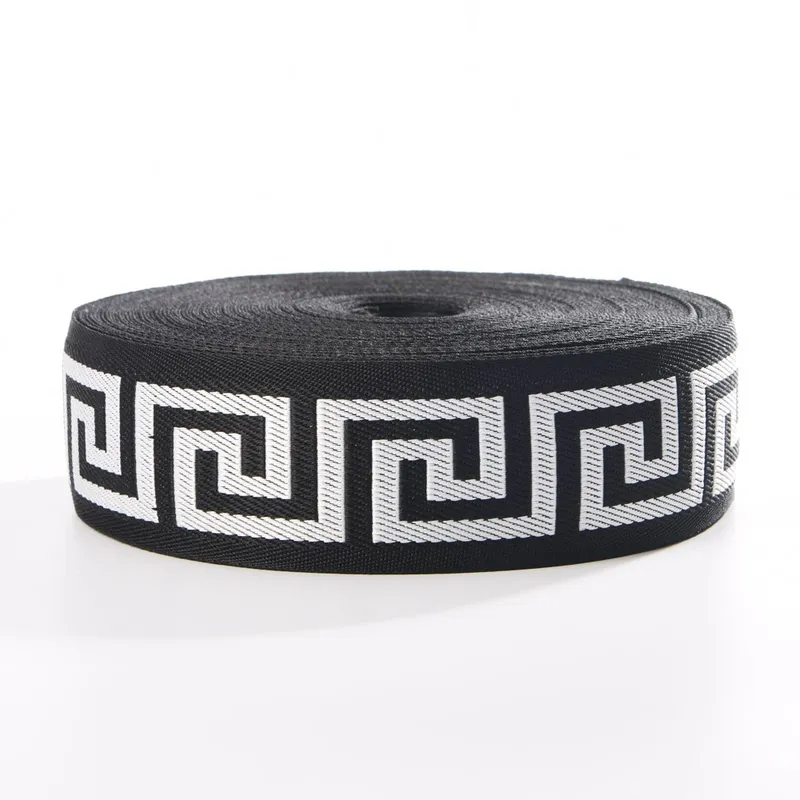 42mm Greek Key Jacquard Mattress Tape