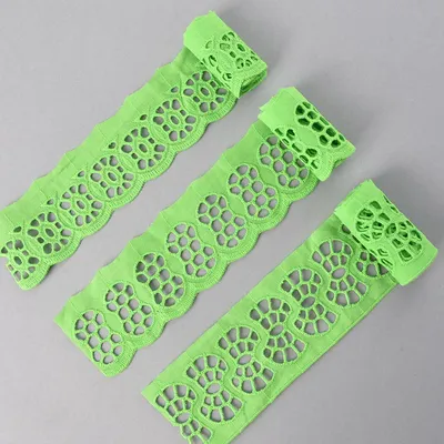 Linear Embroidery Cotton Lace Trimming