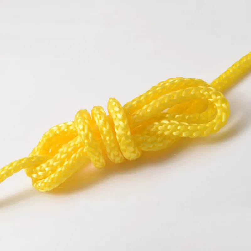 5mm Yellow Braided Polypropylene Rope