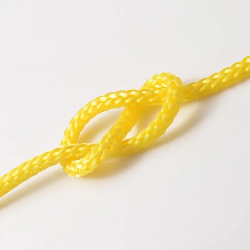 5mm Yellow Braided Polypropylene Rope