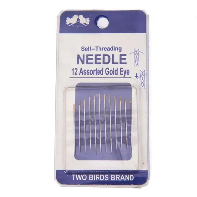 12-Piece Self-Threading Needles