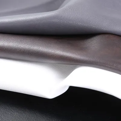 1.2mm PU Artificial Leather with Cotton Fleece Back