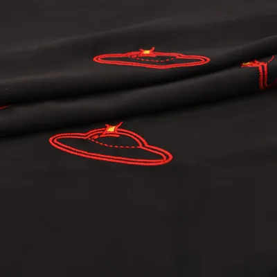 Black Chiffon Dressmaking Fabric