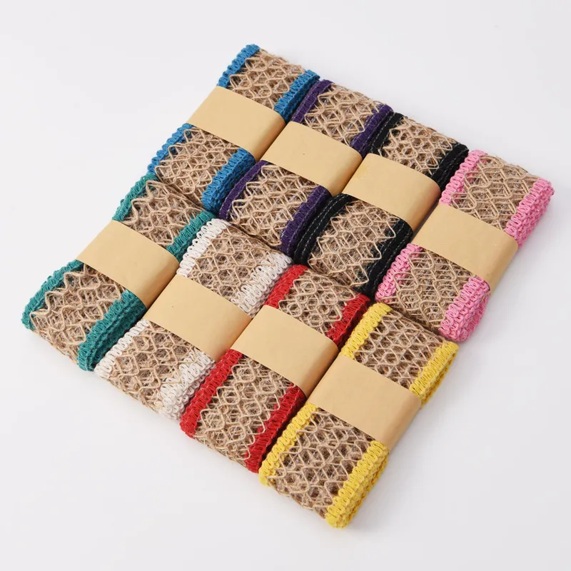 40mm Wired Burlap Ribbons