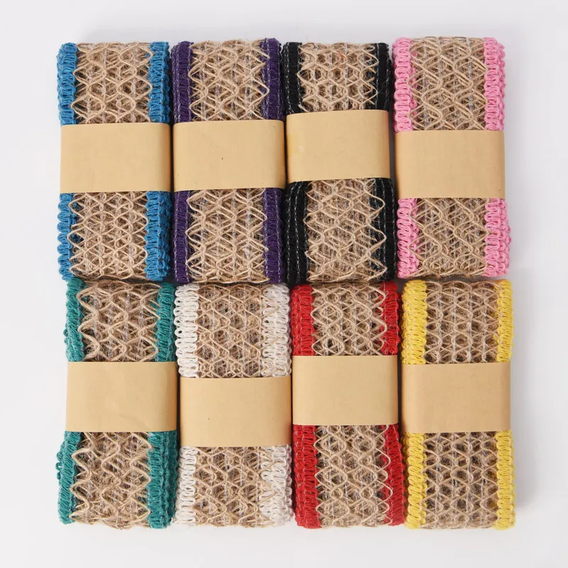 40mm Wired Burlap Ribbons