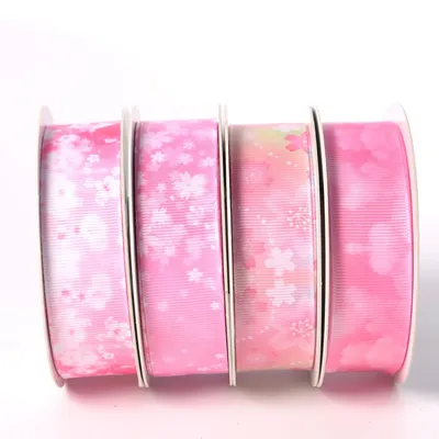 25mm Floral Printed Grosgrain Ribbon