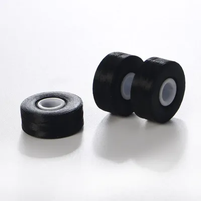 L-Style 75D/2 Black Prewound Bobbin Thread