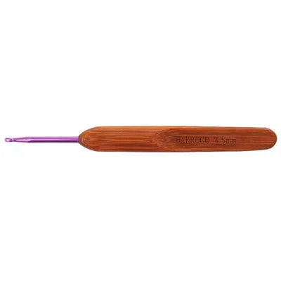 3.5mm Bamboo Handle Aluminum Crochet Hook