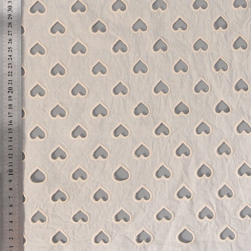 Laser Cut Embroidered Fabric