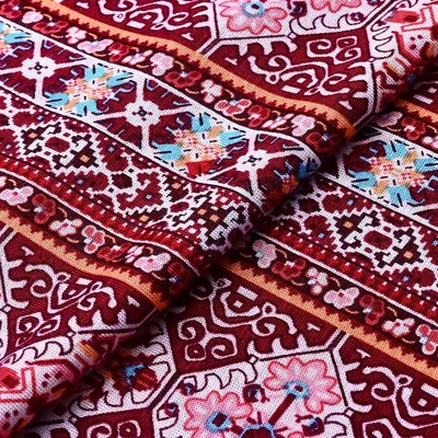 Printed Rayon Single Jersey Knitted Fabric