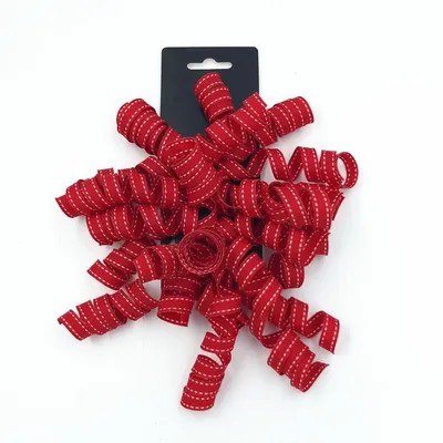 Stitched Edged Curly Ribbon