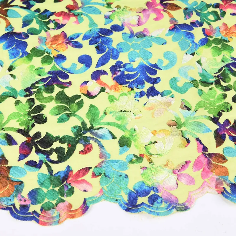 Broderie Anglaise Eyelet Embroidered Cotton Lace Fabric